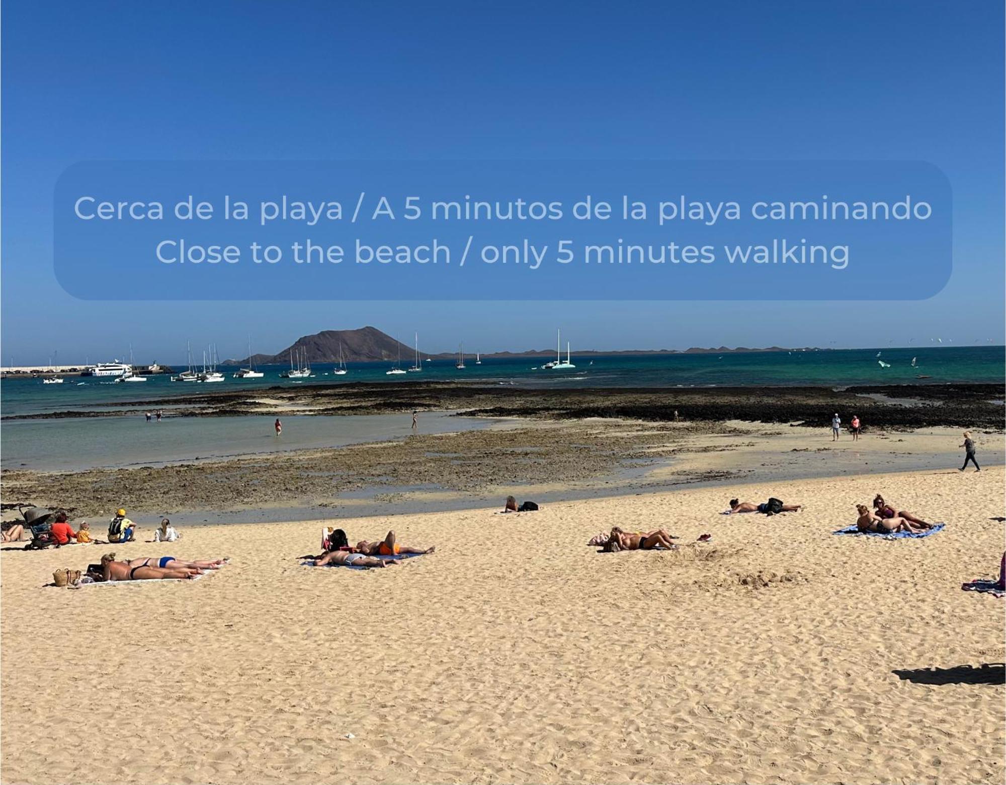 Canelita Con Piscina, Soleada Terraza Amplia Wifi Y Parking Corralejo Eksteriør billede